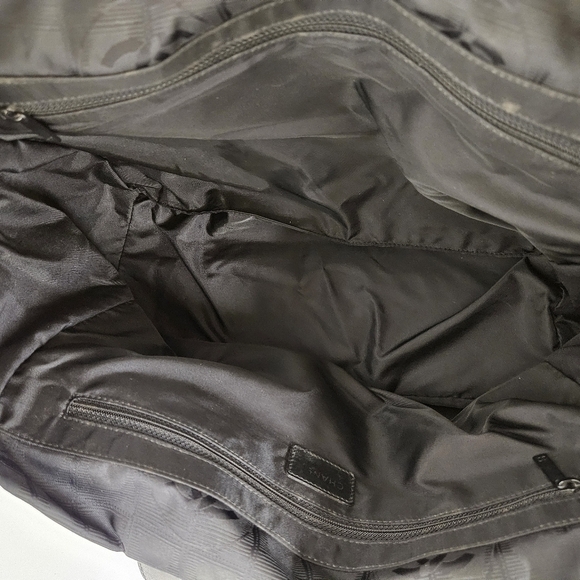 CHANEL 2002 Travel Ligne Monogram Tote Bag in Black Nylon - Picture 10 of 16